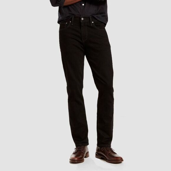 Open Box - Levi's -  Men's 511 Slim Fit Jeans - Black Black Denim - Picture 1 of 3